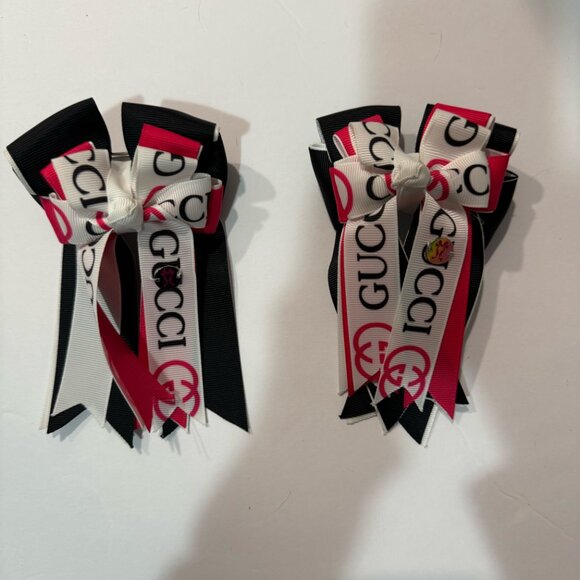 Belle & Bow Equestrian Guccie Show Bows - Picture 1 of 3